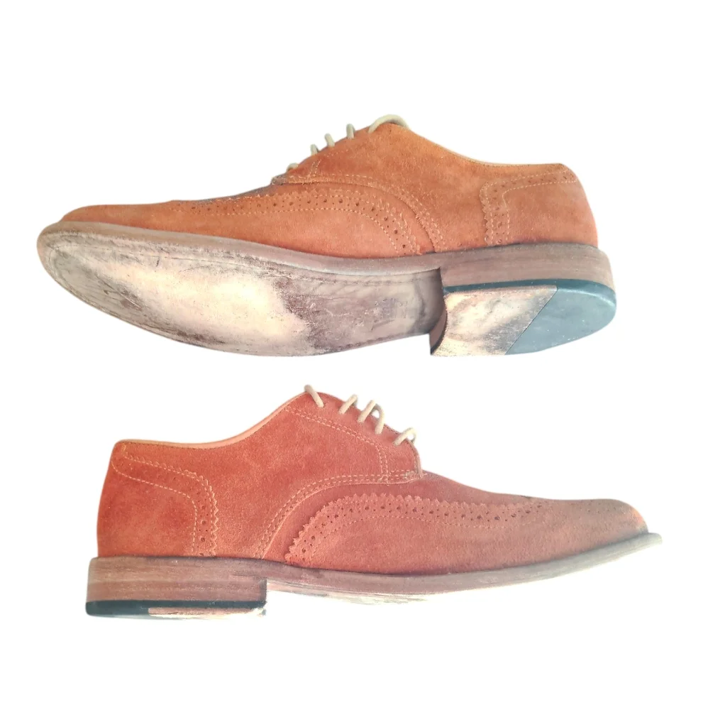 Vintage Shoe‎ Company Suede Oxford Casual Shoes Sz 8